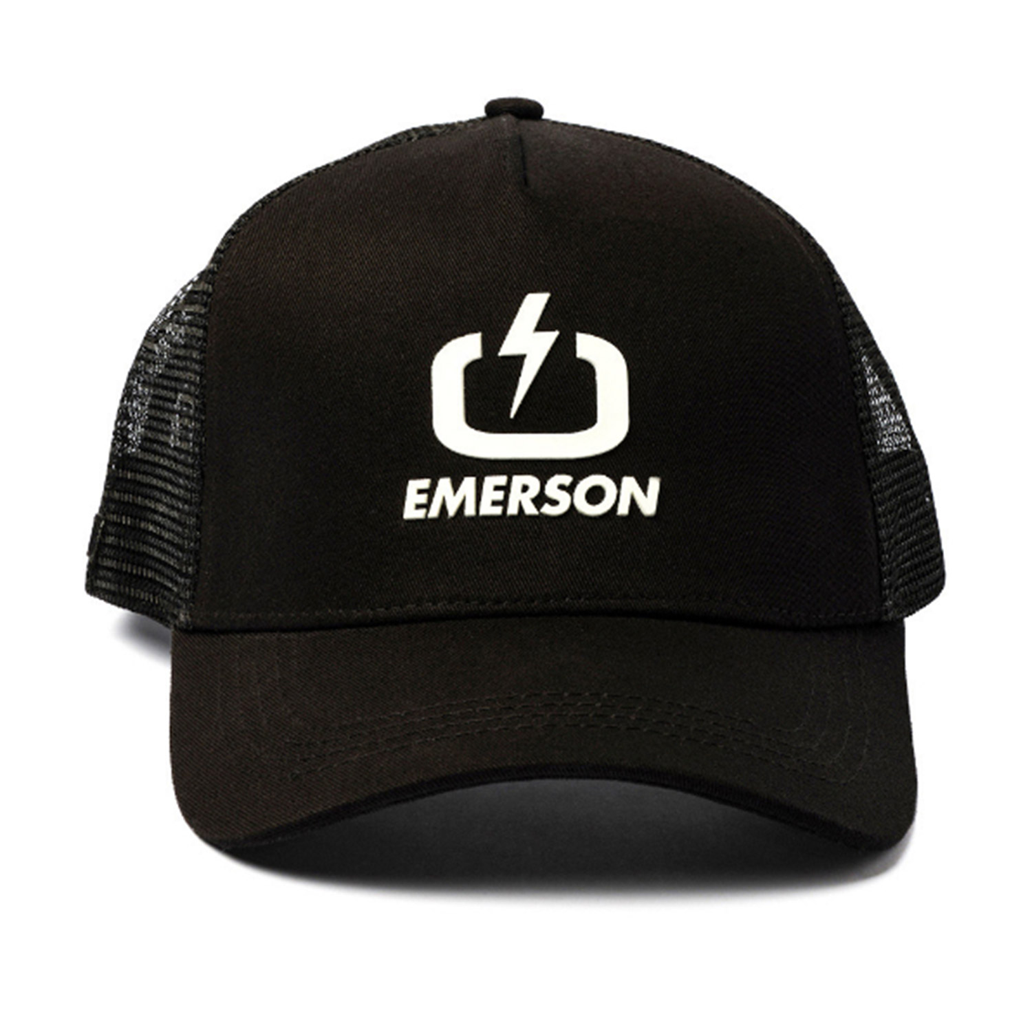 Emerson Unisex Trucker Hat (231.EU01.07-Black/Black)